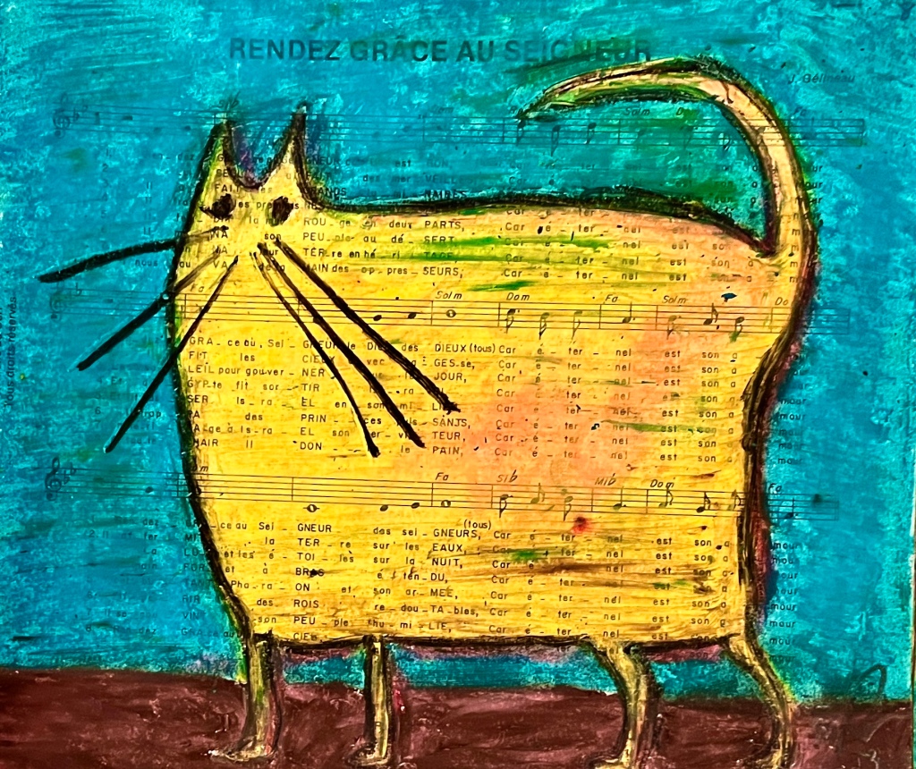 Yellow Cat – Sheet-music Scribbles 2023